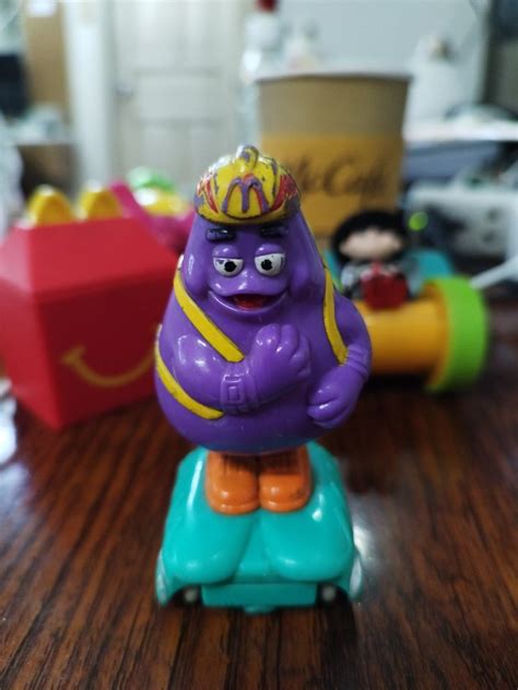 Vintage 1990’s McDonalds Happy Meal Toys Grimace Roller Skate mcdo ...