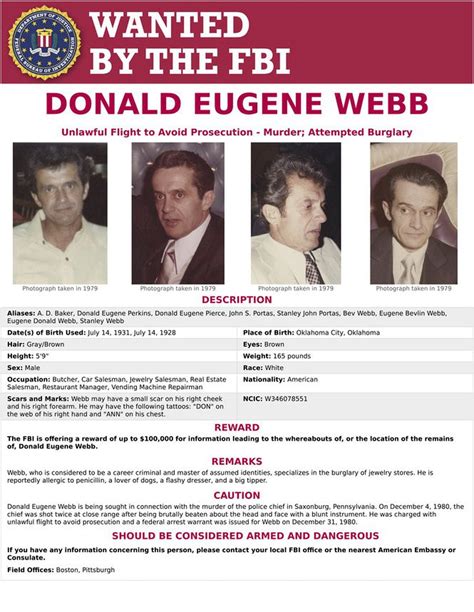 FBI releases new photos of fugitive in Pa. police chief's 1980 slaying - lehighvalleylive.com