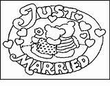 Wedding Themed Coloring Pages sketch template