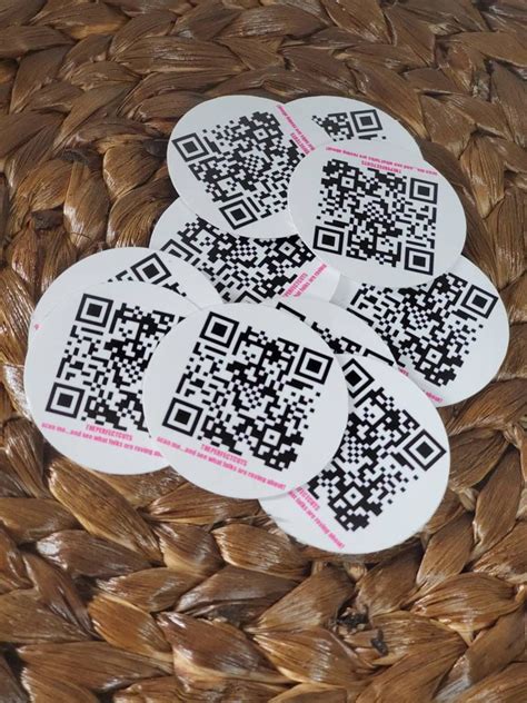 Custom QR Code Stickers, Waterproof Scannable Stickers, QR Stickers, Stickers for Business, - Etsy