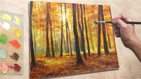 Fall Forest Painting blog.knak.jp