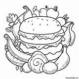 Food Chain Coloring Page  Pagescom sketch template