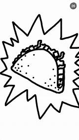 Coloring Pages Taco Bell sketch template
