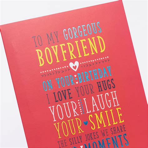 Printable Birthday Cards For Boyfriend