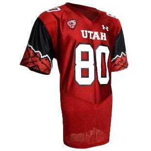 Under Armour Utah Utes Replica Football Jersey Number 80 (Red) | Utah ...