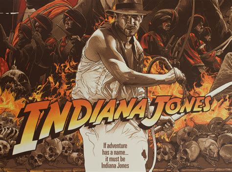 Illustration and Poster Design for Indiana Jones Trilogy