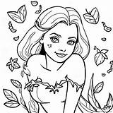 Poison Ivy Coloring Page 34053 26942 sketch template