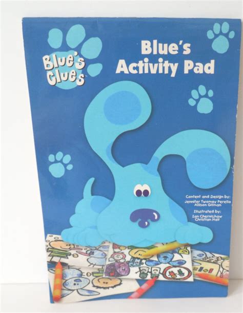 Vintage Blue's Clues/Activity Pad/Coloring | Etsy | Blues clues, Blue's ...