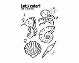 Underwater Animal Coloring Pages sketch template