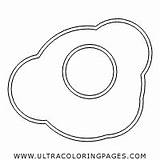 Fried Egg Coloring Pages  Ultra sketch template