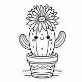 20 Cacti Coloring Pages Flower Cactus  sketch template