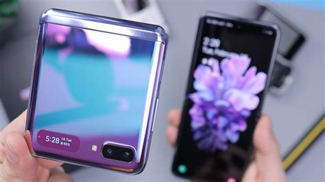 We check out Samsungs new Galaxy Z Flip Unlocked in the Mirror Purple ...