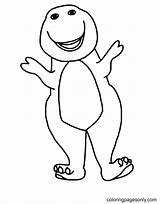69 Barney And Friends Coloring Pages  ColoringPagesOnlycom sketch template