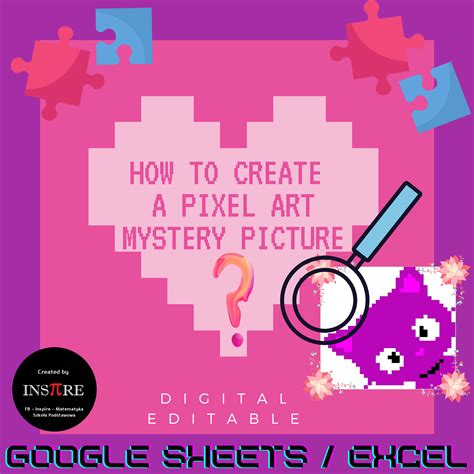 The step by step instructions "How to create a Pixel Art Mystery Picture showing up in Google ...