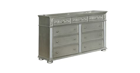 Dresser and Mirror (Silver) - The Liquidator on sale