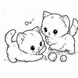 Free Printable Kittens Coloring Pages  Chibi coloring Unicorn sketch template