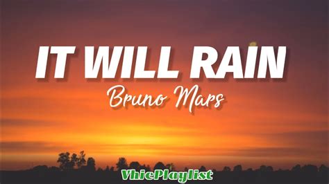 It Will Rain - Bruno Mars (Lyrics) - YouTube