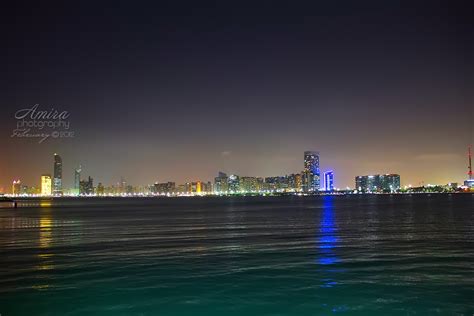 night Abu Dhabi from Corniche 4 by amirajuli on DeviantArt