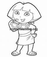 Dora Cartoons Coloring Sheet 9  Instant Download cartoon sketch template