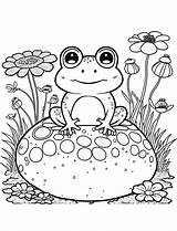 35 Frog Coloring Pages Cute Free Sheets sketch template
