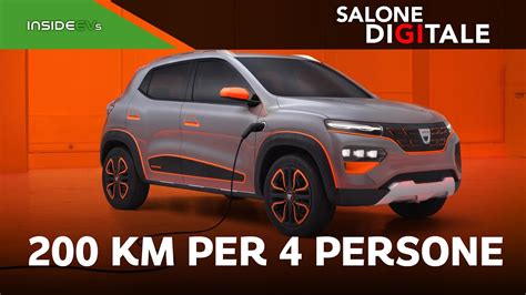 Dacia Spring, il mini SUV elettrico ed economico | Salone DiGitale 2020 - YouTube