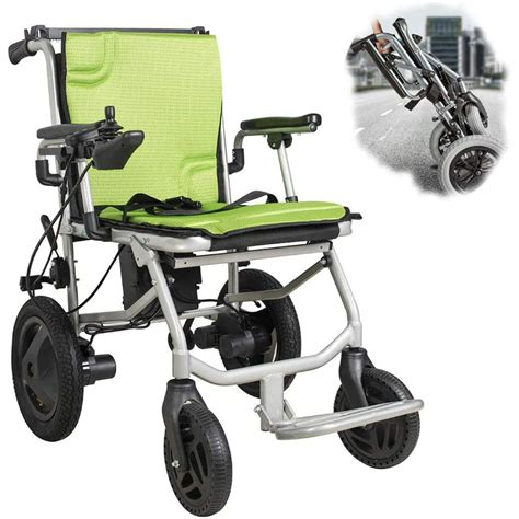 Rubicon Travel Size Lightest Foldable Electric Wheelchair. User ...