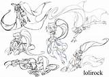 Lolirock Auriana Coloring Page Pages sketch template