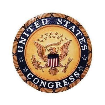 US Congress Seal Wall Plaque