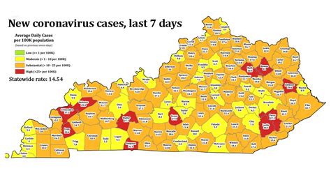 New COVID cases in Kentucky jumped 40% last week