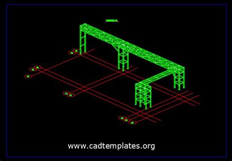 Cable Bridge (Cable Tray) Free Autocad Drawing