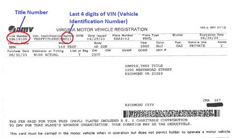 Sample Registration Card | Virginia Department of Motor Vehicles