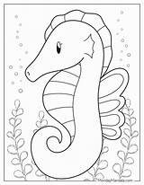 20 Seahorse Coloring Pages Free PDF Printables sketch template