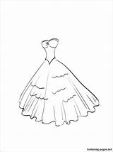 Fancy Dress Coloring Pages At GetColoringscom  Free Printable sketch template