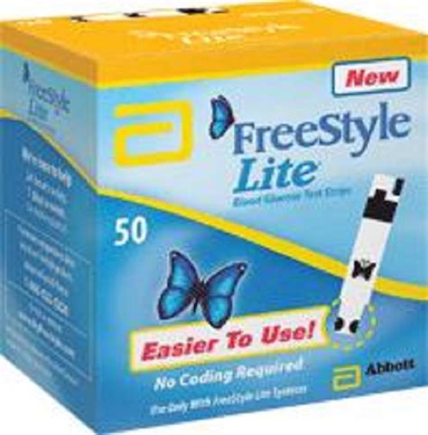 Freestyle Lite Test Strips, Box of 50 - FREE Shipping