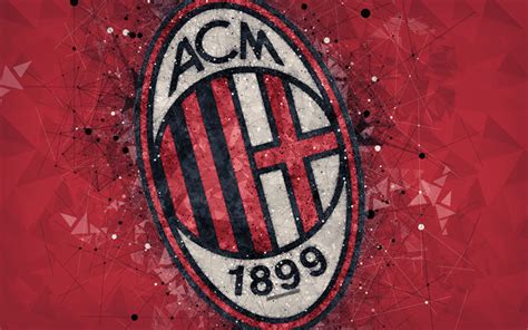 Download wallpapers AC Milan, 4k, Italian football club, creative art ...