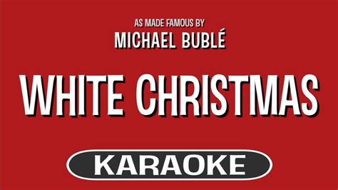 White Christmas (Karaoke Version) - Michael Buble feat. Shania Twain Chords - Chordify