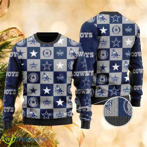 NFL Dallas Cowboys Christmas AOP Snowplow Ugly Sweater For Winter - YesItCustom