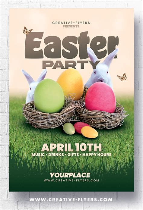 Download Easter Party Flyer Design - Creative Flyers