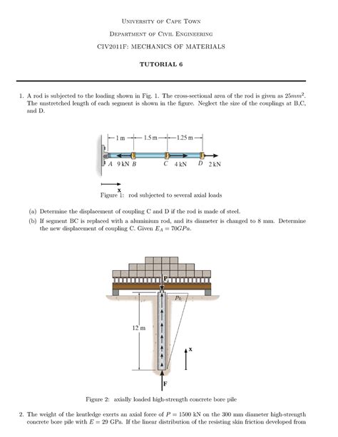 Axial Loading Tutorial - University of Cape Town Department of Civil ...