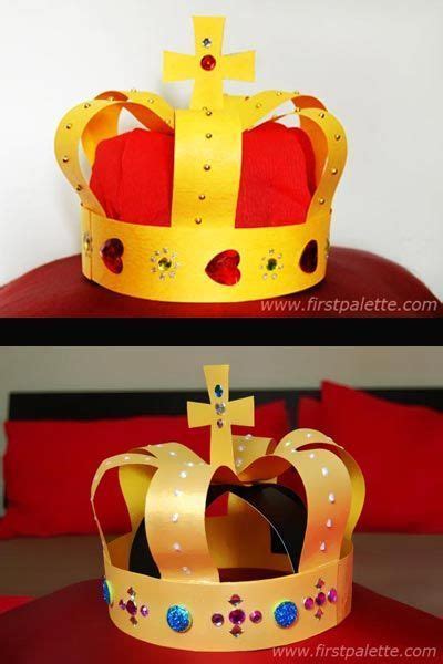 Q and Fairy Tale week. diy paper crown - Queen or king's crown. Could simplify for preschool ...