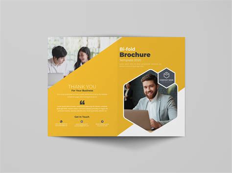 Bi-fold Brochure Design Template | Freebie | | Behance