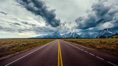 Road Mountain Clouds Wallpapers - Wallpaper Cave