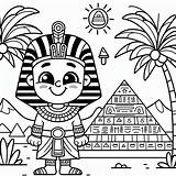 Coloring Sheets About Africa Egypt Printable  Free Sheet sketch template