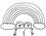 Free Printable Rainbow Coloring Pages For Kids sketch template