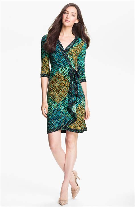 BCBGMAXAZRIA Print Jersey Wrap Dress | Nordstrom