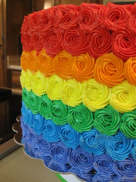 Rainbow Cake | Rainbow cake, Rainbow cake decoration, Rainbow birthday cake