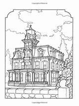 Victorian Houses coloring Pages Download And print For free sketch template