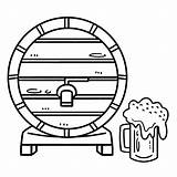Keg Coloring Pages sketch template