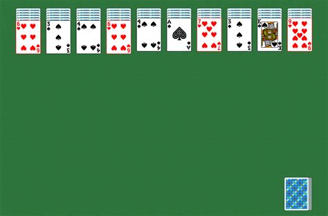 Spider Solitaire 2 suits: online free card game