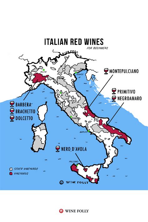 The Best Italian Red Wines for Beginners | Wine Folly | Red wine for beginners, Wine folly, Wine ...